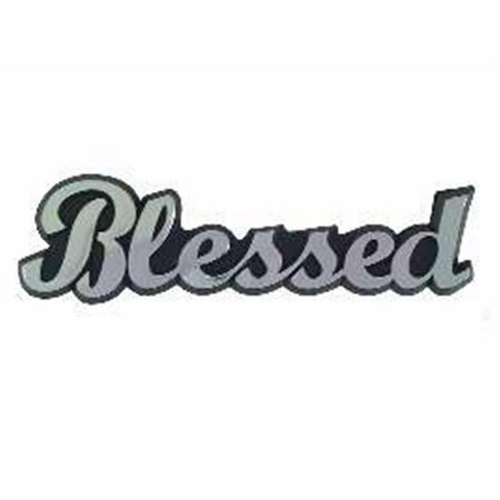 SWANSON CHRISTIAN SUPPLY Auto Emblem 3D Blessed Silver 106936